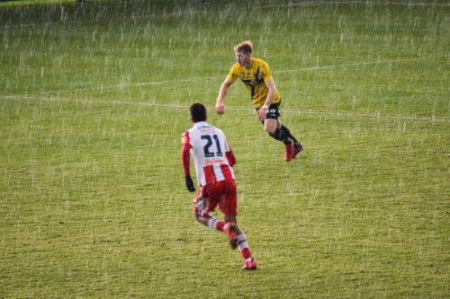 David Bumberger im Hagelregen von Belek. SCRA