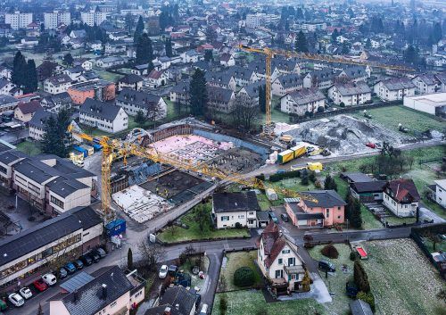 Der Campus Rotkreuz soll in drei Jahren bezugsfertig sein, so der Plan der Gemeindeverwaltung. GDe