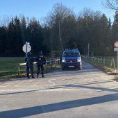 Großeinsatz der Polizei beim Kloster Mehrerau