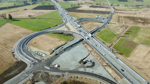 Der neue Anschluss wurde gebaut, um die Betriebsgebiete besser an die A 14 anzubinden.  VN/Stiplovsek
