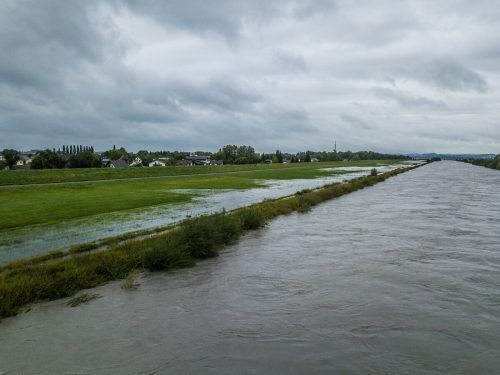Der Rhein zeigt immer wieder sein bedrohliches Gesicht. Rhesi soll den Fluss entschärfen. VN