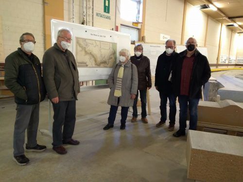 Der Seniorenbund Götzis in der Rhesi-Modellversuchshalle.  Senioenbund Götzis