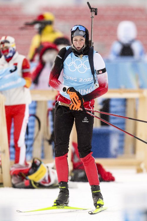 Die klirrende Kälte macht den Athleten im Training zu schaffen. ap