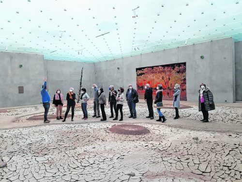 Die Lochauer Senioren besuchten die Ausstellung von Otobong Nkanga im Kunsthaus Bregenz. sb