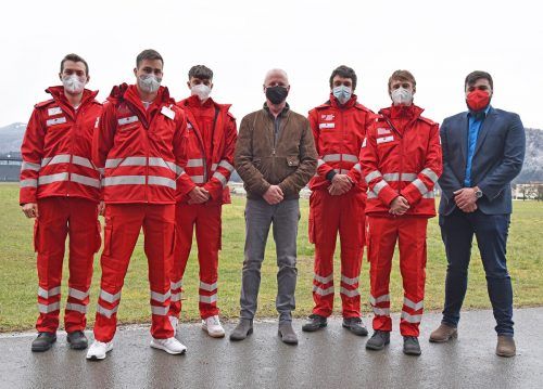 Die Mitarbeiter des Roten Kreuzes gehen im Bezirk Dornbirn von Tür zu Tür, um Fördermitglieder zu gewinnen. RK