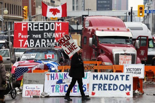 Die Proteste gegen die Covid-Maßnahmen in Kanda nehmen kein Ende. Auch gestern gingen wieder Menschen auf die Straße. AFP