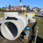 In Hohenweiler wird der Dorfbach verlegt