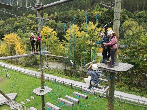 Die Viertklässler verbrachten eine abwechslungsreiche Sportwoche. VMS Klostertal