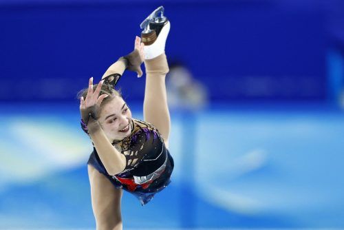 „Es war toll, hier laufen zu dürfen.“ Olga Mikutina genoss in Peking ihren ersten Auftritt bei Olympischen Spielen. Reuters