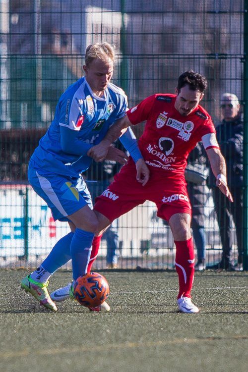 FCD-Kapitän Aaron Kircher zeigte gegen Tirol eine ansprechende Leistung. SteuRER