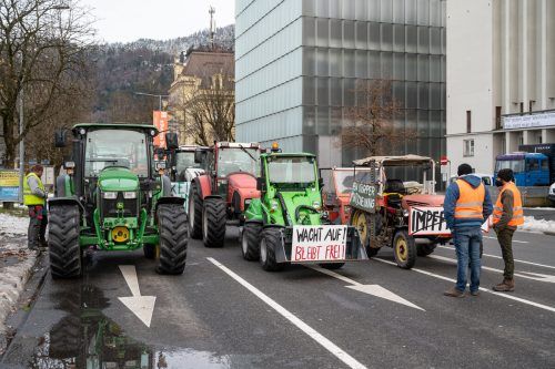 Motorisierter Protest, aber keine Blockade ist versprochen.  VN/Serra