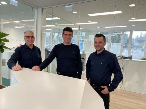 Führungsteam (v. l.): Martin Lercher, Günter Summer und Christian Lampert.  VN/sca