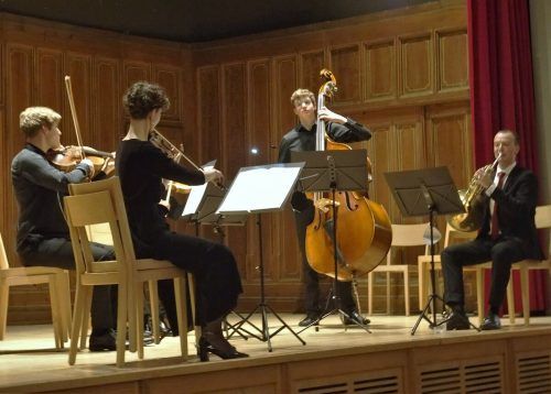 Für dieses „Quarta“-Projekt trat das Ensemble in verschiedenen Besetzungen auf. JU