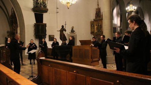 Geistliche Chormusik im Feldkircher Dom eröffnete das Schützjahr 2022.  Heilmann