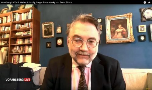 Historiker Gregor Razumovsky ist vom Kriegsbeginn überrascht.