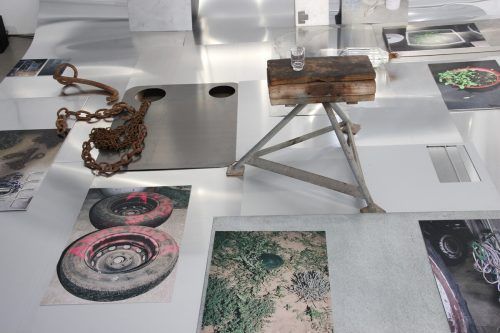 Installation der bildenden Künstlerin Iris Andraschek. ag