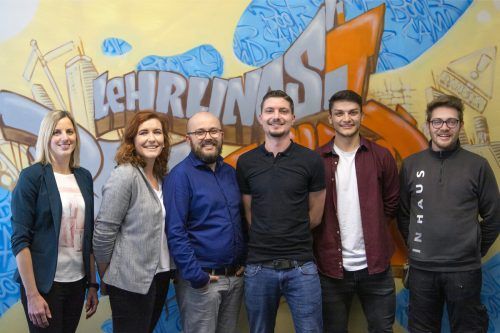Juliane Amann, Verena Hornik, Michael Wehinger, Patrick Pozzera, Fabio Tockner, Dennis Irninger (v. l. n. r.). Inhaus