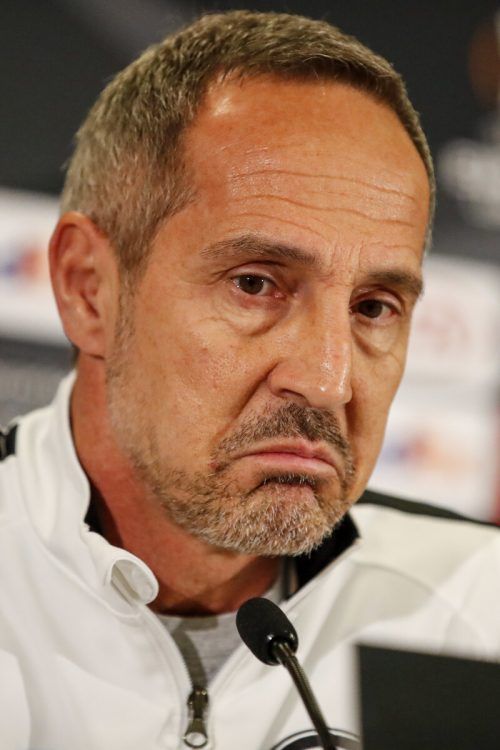 Keine einfache Zeit durchlebt Adi Hütter gerade mit Mönchengladbach. GEPA
