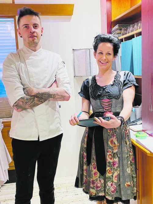 Kevin Ostermann und Daniela Stanisic, Projektidee und Projektleitung.  Jana Idlhammer