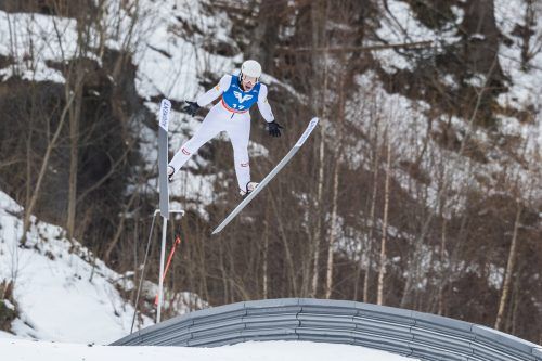 Kilian Gütl war im Jänner 2022 beim Austria Cup in Tschagguns mit von der Partie. VN-Sams