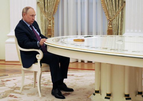Kremlchef Putin hat die Unabhängigkeit der Separatistenregionen Donezk und Luhansk anerkannt und Soldaten entsandt.   AFP