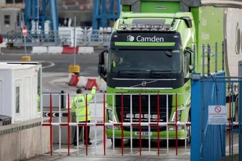 Lebensmittel aus Großbritannien unterliegen in Nordirland Kontrollen. AFP
