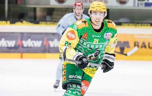 Lucas Haberl möchte mit dem EHC Lustenau auch gegen Jesenice punkten. EHC