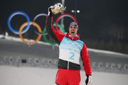 Lukas Greiderer lief in der Nordischen Kombination zu Bronze. gepa