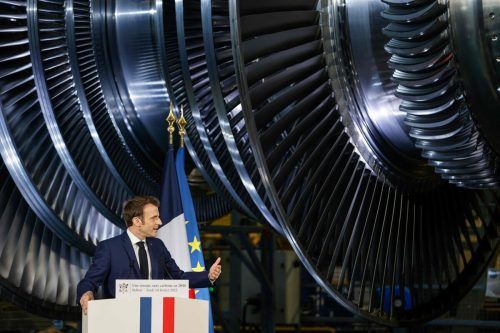 Macron will die Atomkraft in Frankreich massiv ausbauen.  AFP
