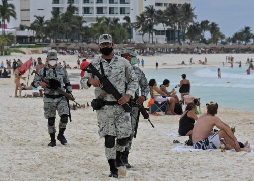 Nach mehreren Angriffen mit Toten an der Riviera Maya will Mexiko mithilfe der USA und Kanadas die Sicherheit in der Urlaubsregion erhöhen.  AFP