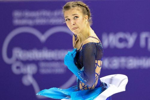 Olga Mikutina sandte einen Appell in ihre Heimat.  AFP