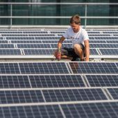 Knapp 500 PV-Module installiert