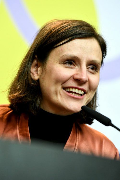 Sandra Wollner erhält den Preis für „The Trouble with Being Born“. Reuters