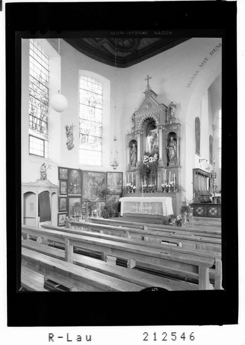 So sah die Wahlfahrtskirche 1967 aus.