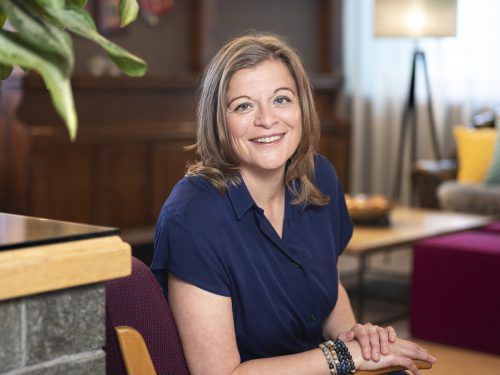 Susanne Dörflinger, Geschäftsführerin.  Christa Engstler