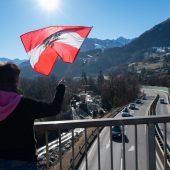 Ein Konvoi im Kleinformat