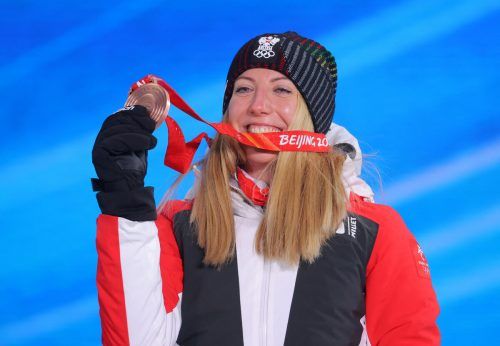 Teresa Stadlober ist Österreichs erste Medaillengewinnerin im Frauen-Langlauf bei Olympischen Spielen. reuters