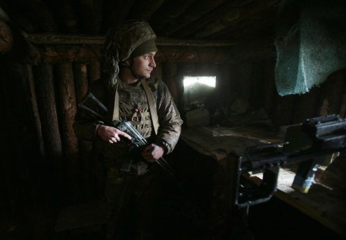Thema war der Ukraine-Konflikt und Europas Reaktion. AFP