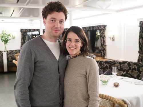Unter den Gästen: Sebastian und Olivia Schiffner.