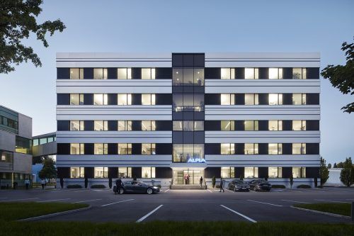 Der neue Geschäftsbereich ALPLAinject ist am Hauptquartier in Hard angesiedelt. FA