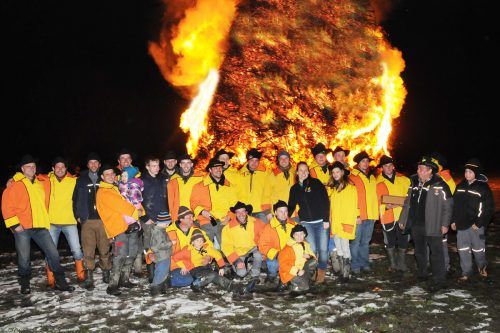 Anstelle des traditionellen Funkens lädt die Funkenbande heuer zu 30 Stunden „Spendenfeuer“ ein. AJK