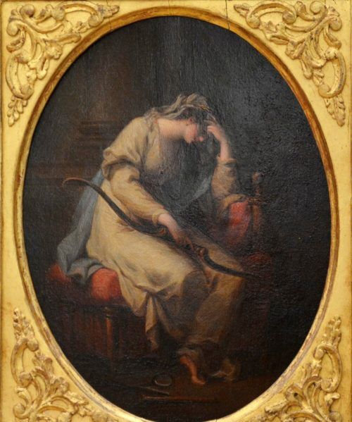 Aus der Schenkung: "Penelope trauert über dem Bogen des Odysseus".