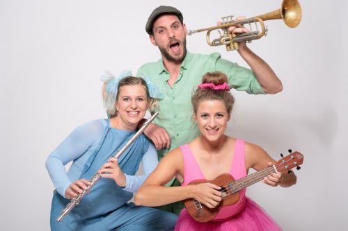 Ballerina, Vokalina und Pfiffikus geben am Dienstag gleich zwei Konzerte für die Allerkleinsten.  Alexander Müller