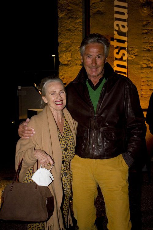 Besucher-Duo: Uli Zumtobel und Franz Wölfer.