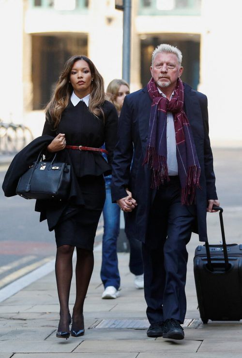 Boris Becker mit seiner Partnerin Lilian de Carvalho Monteiro. reuters