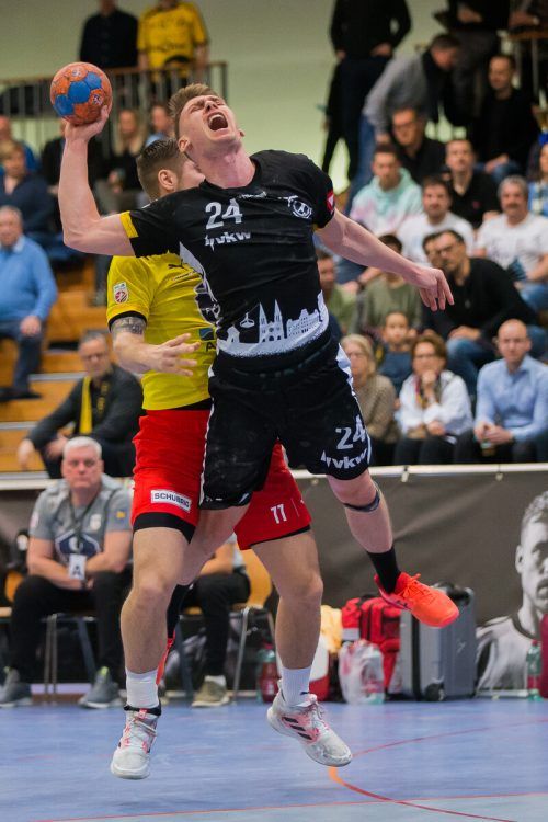 Bregenz-Goalgetter Mikhail Vinogradov erzielte 20 Sekunden vor dem Ende den verdienten 28:28-Ausgleich. Steurer