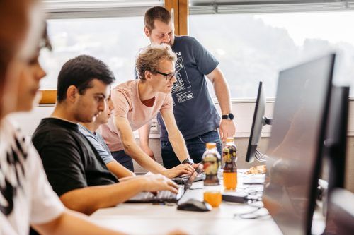 Code Base Camp an der Fachhochschule Vorarlberg. SAMS