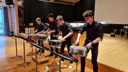 Das Ensemble Drum-Experience wird am Bundeswettbewerb teilnehmen. Schmid