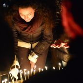 Lichtermeer in Dornbirn als Zeichen des Friedens