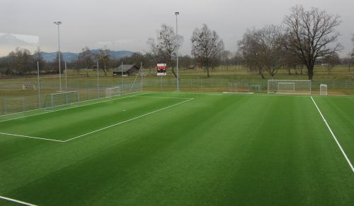 Der neue Kunstrasenplatz ist ein wichtiger Teil des Sportanlagen-Projekts. stp/3